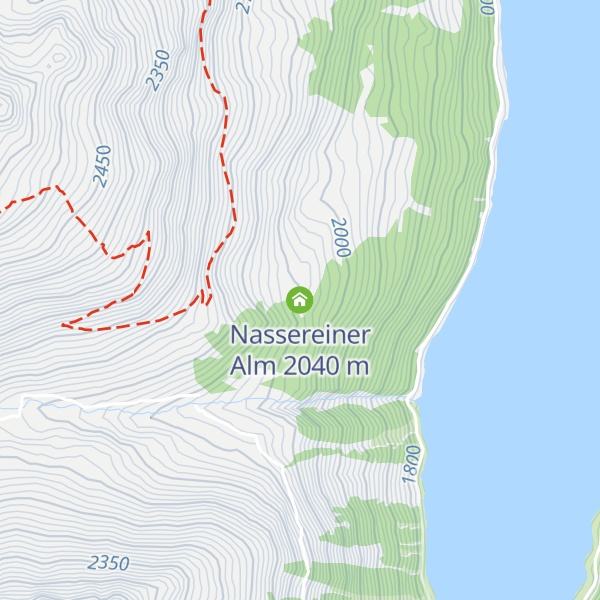 Map of Nassereiner Alm