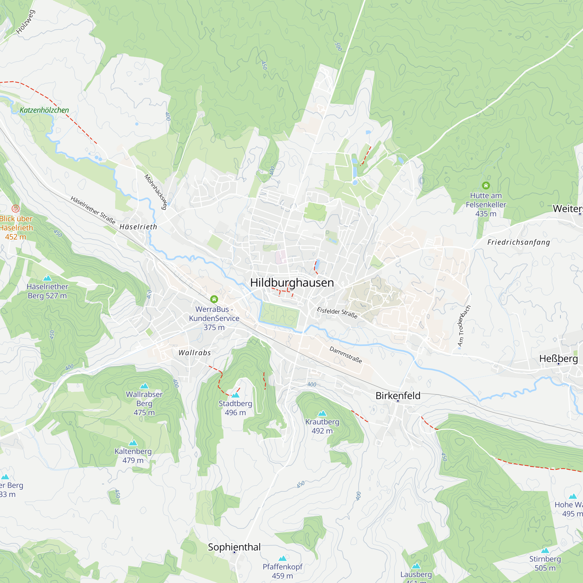 Touristinformation map