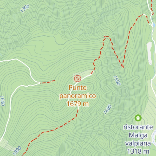 Map of Malga del Dosso