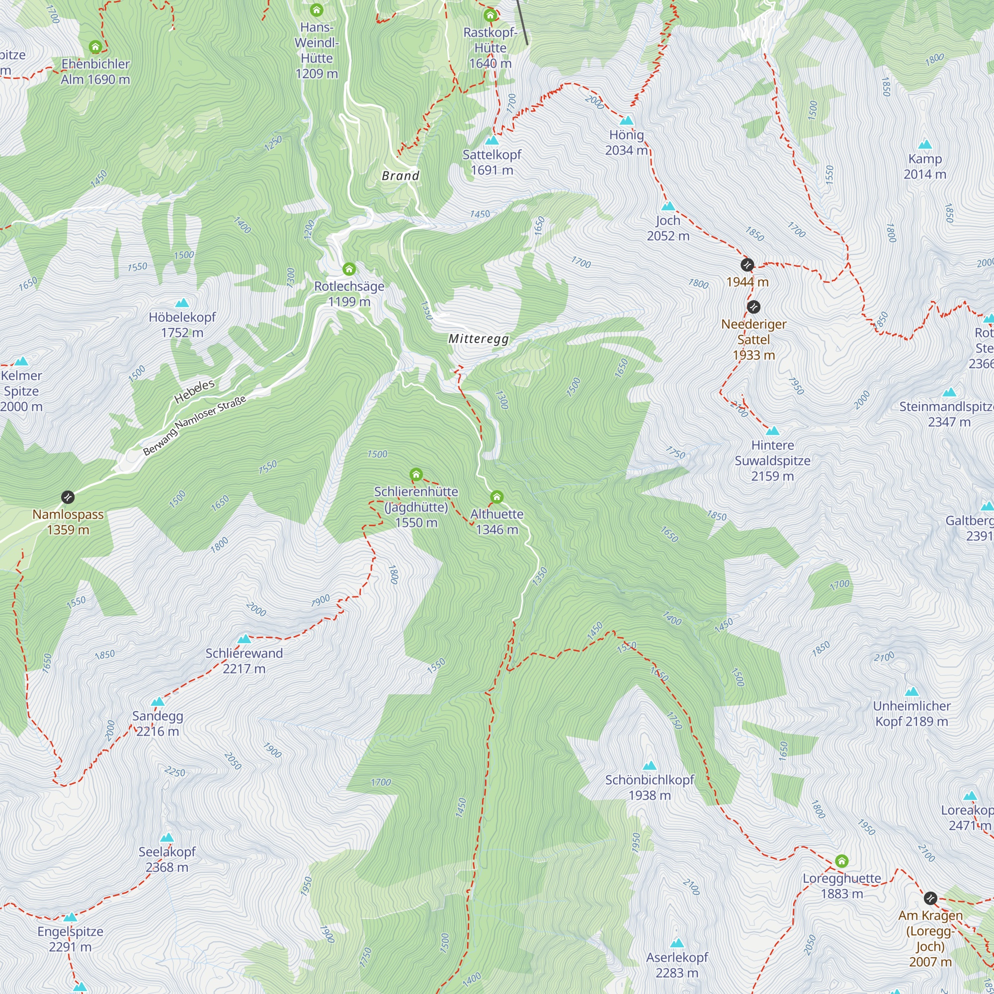 Althuette map