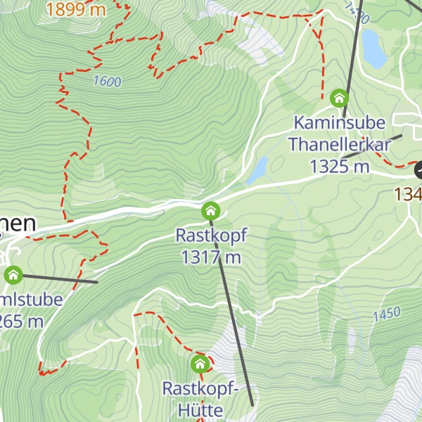 Map of Rastkopf