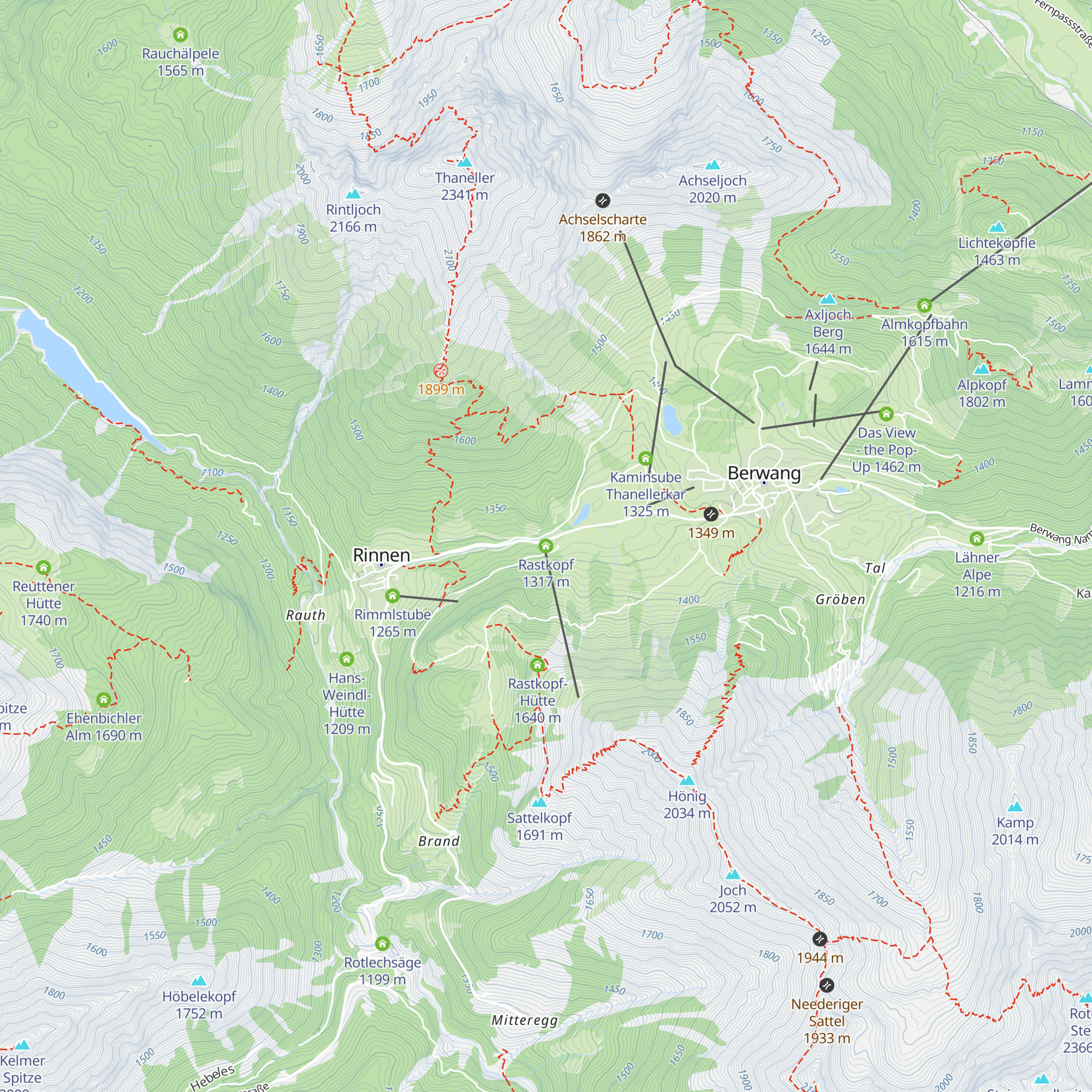 Rastkopf map