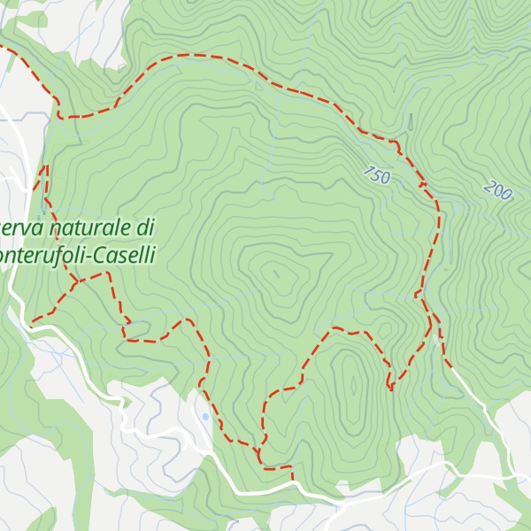Map of Poggio Castiglione