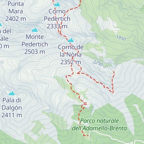 Map of Malga dal Plan da l'Àsan
