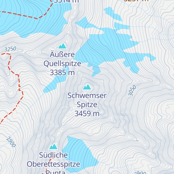 Map of Schwemser Spitze
