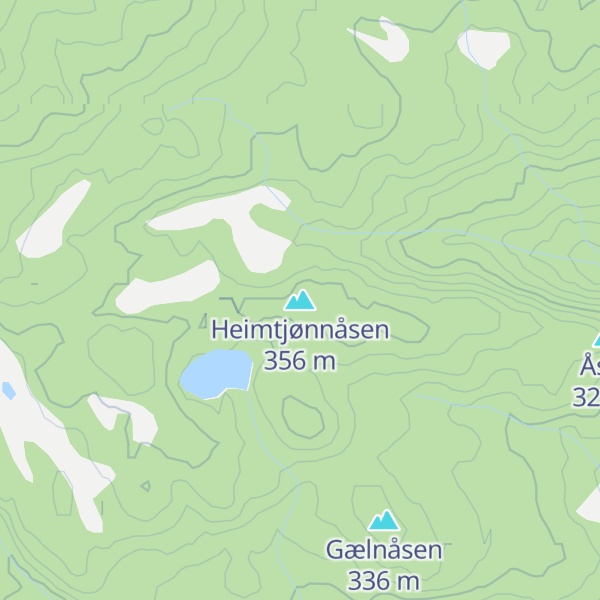 Map of Heimtjønnåsen