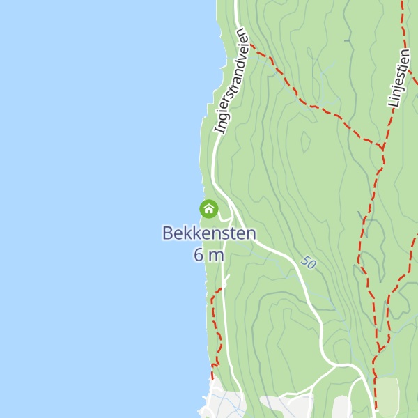 Map of Bekkensten
