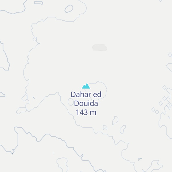 Map of Dahar ed Douida