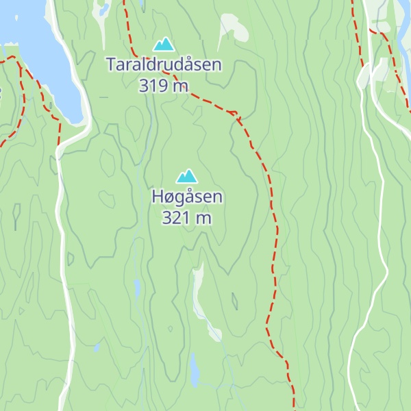 Map of Skjervenåsen
