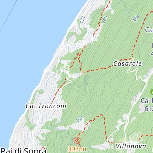Map of Ca' Caminala
