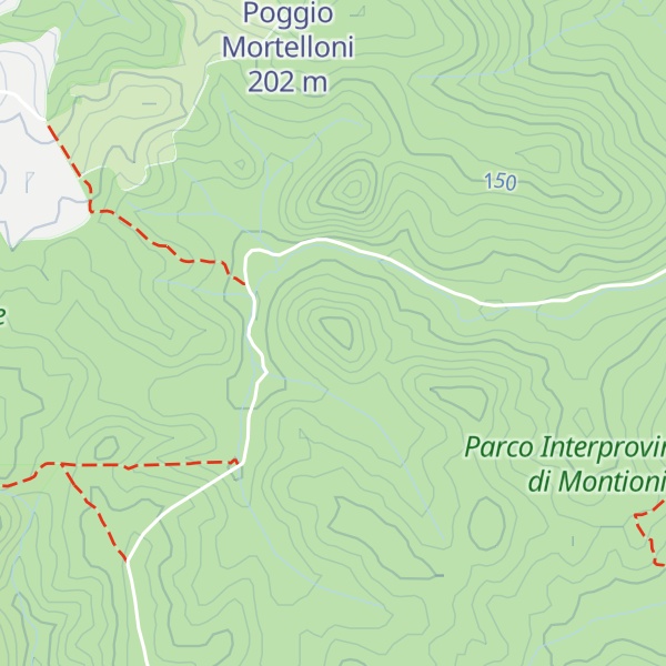 Map of Poggio Caprioli