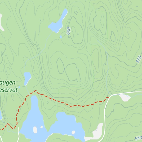 Map of Nordre Korsvasshøgda