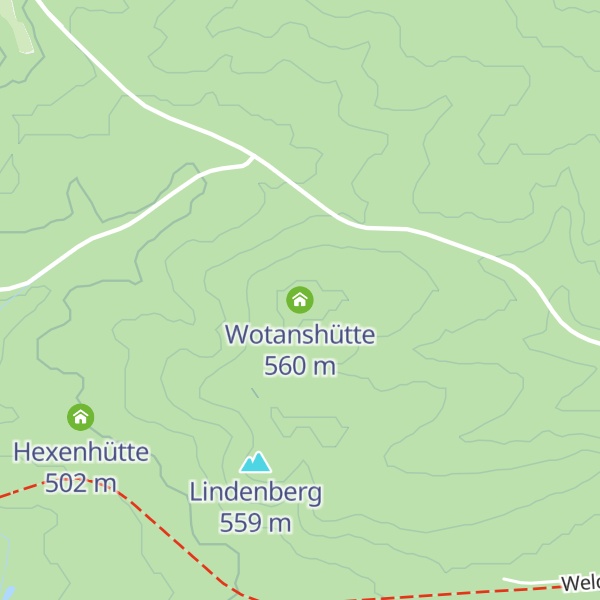 Map of Wotanshütte