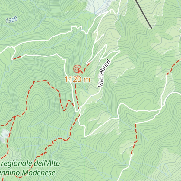 Map of Rifugio Taburri