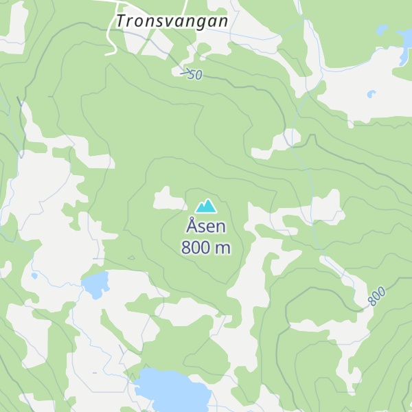 Map of Åsen
