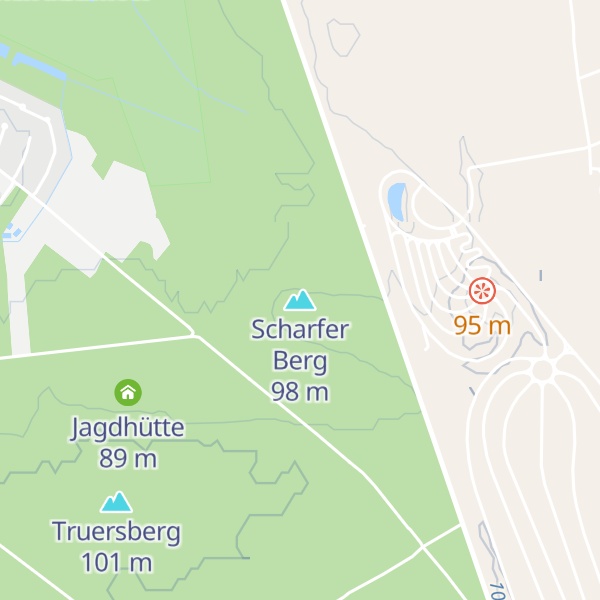 Map of Scharfer Berg