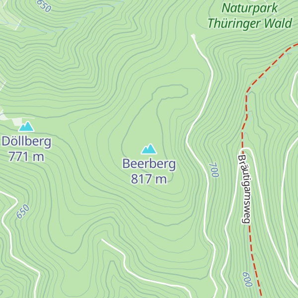 Map of Beerberg