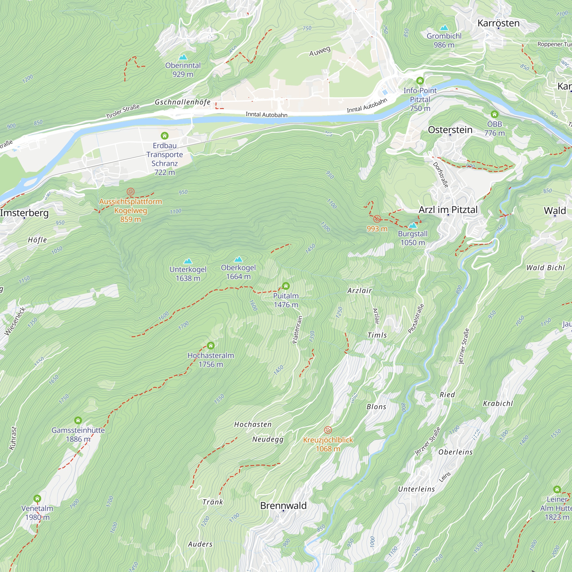 Puitalm map