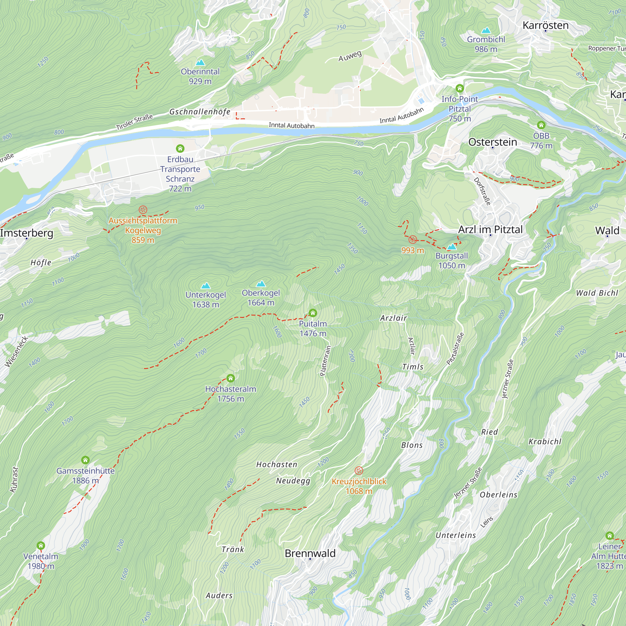 Puitalm map
