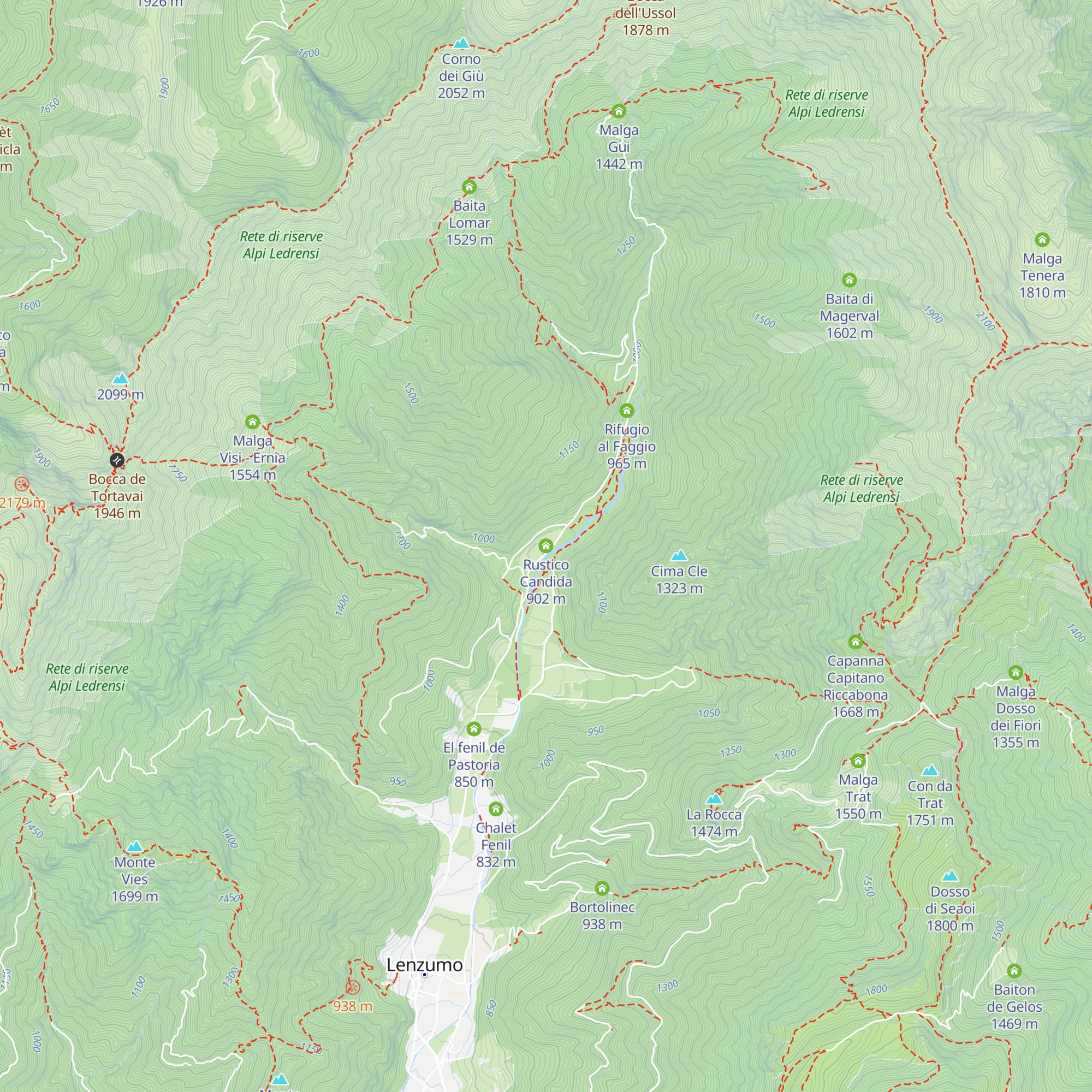 Rustico Candida map