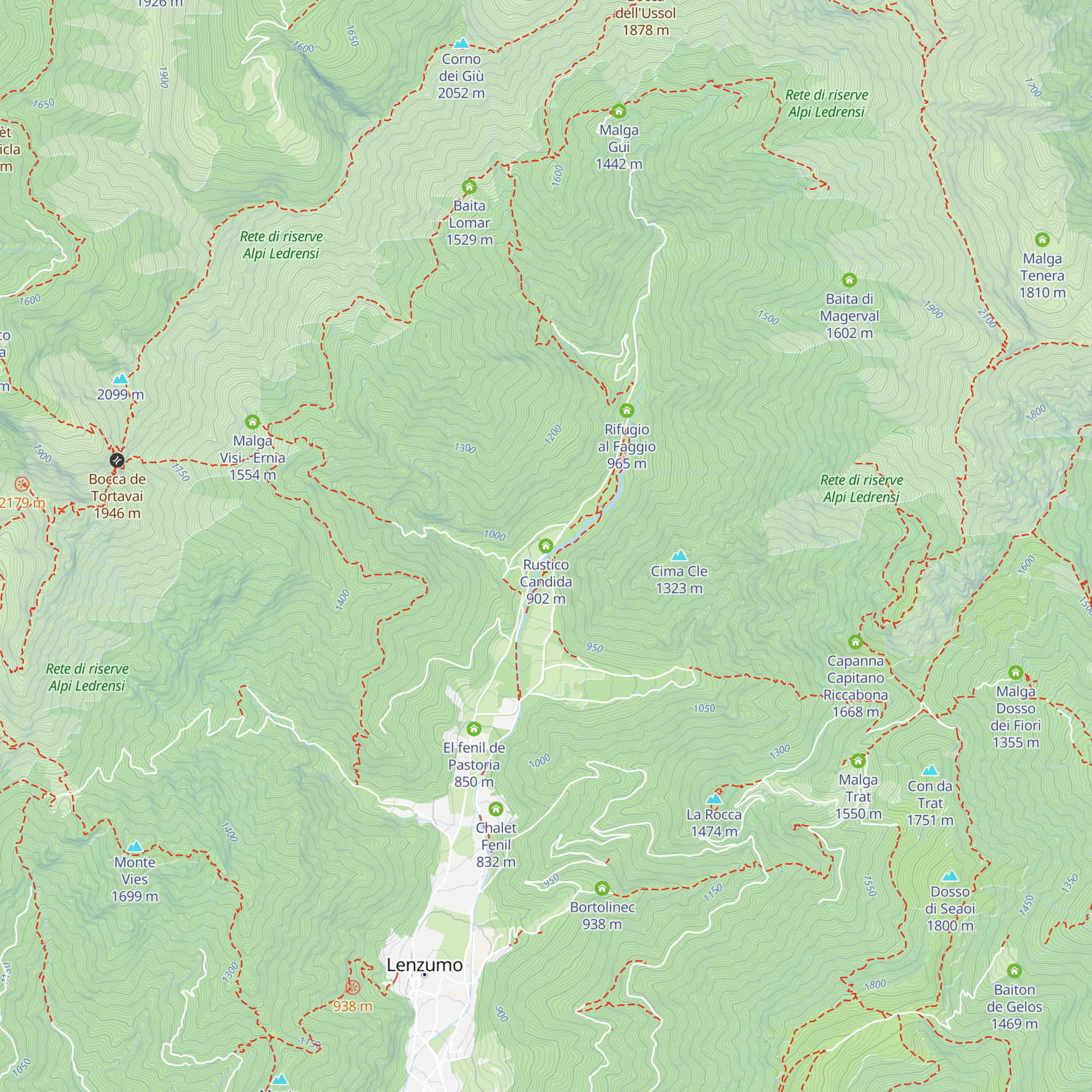 Rustico Candida map