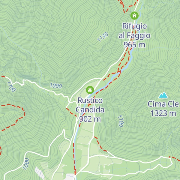 Map of Rustico Candida