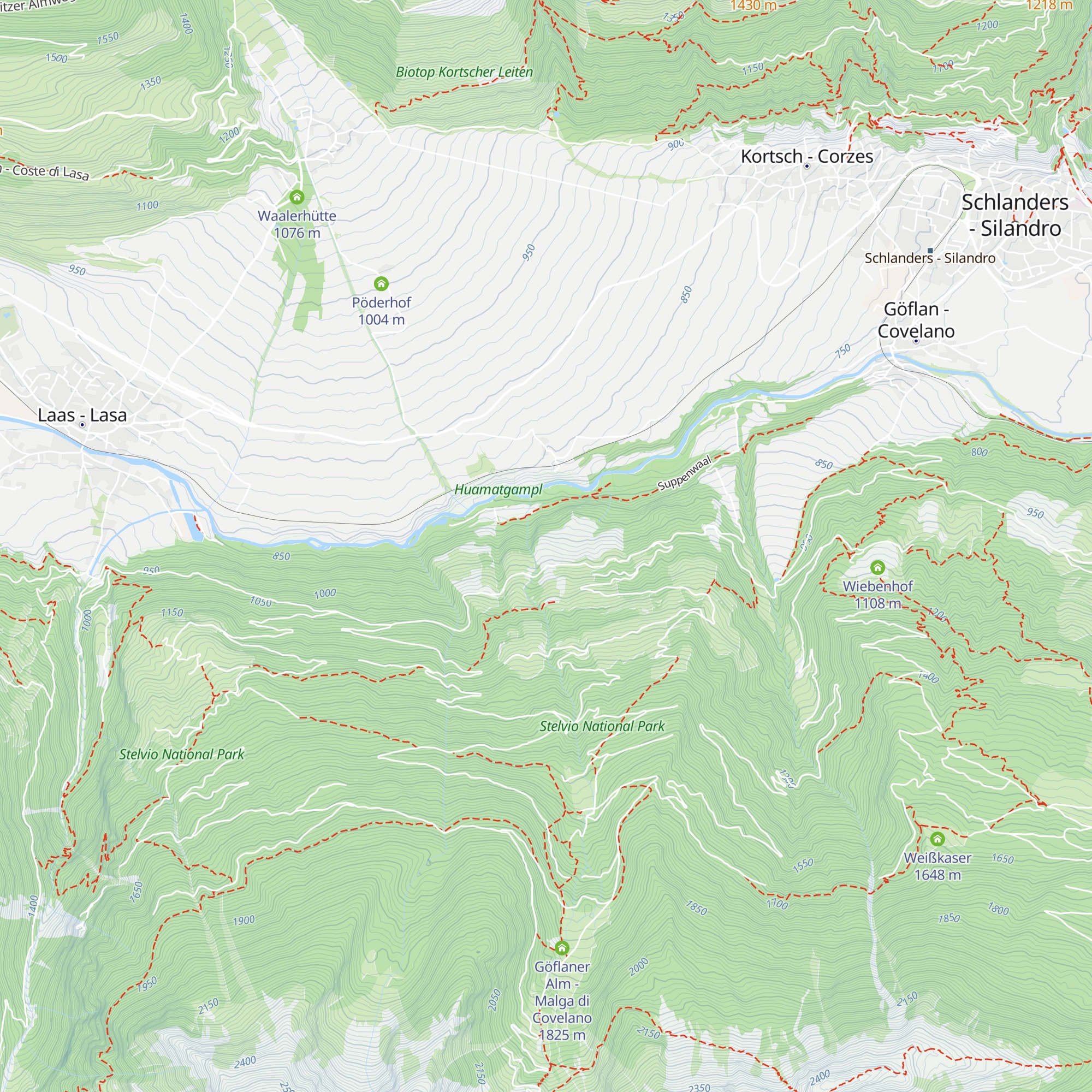 Wieshof map