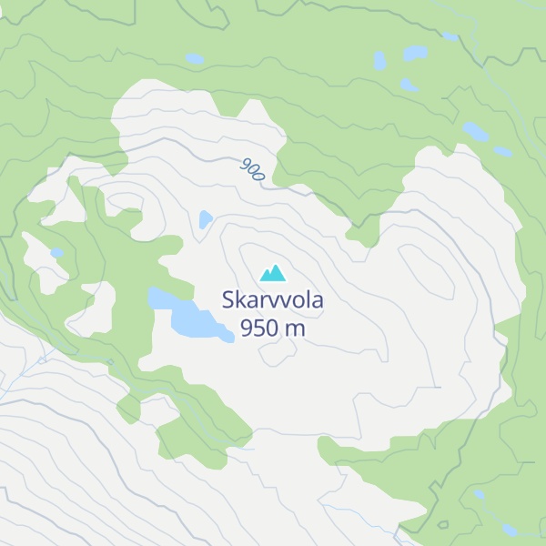 Map of Skarvvola