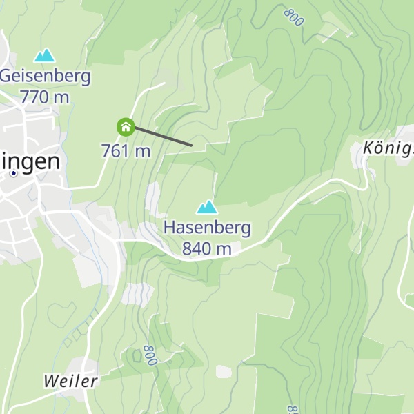 Map of Hasenberg