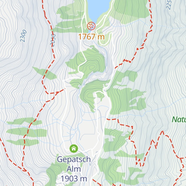Map of Gepatschhaus