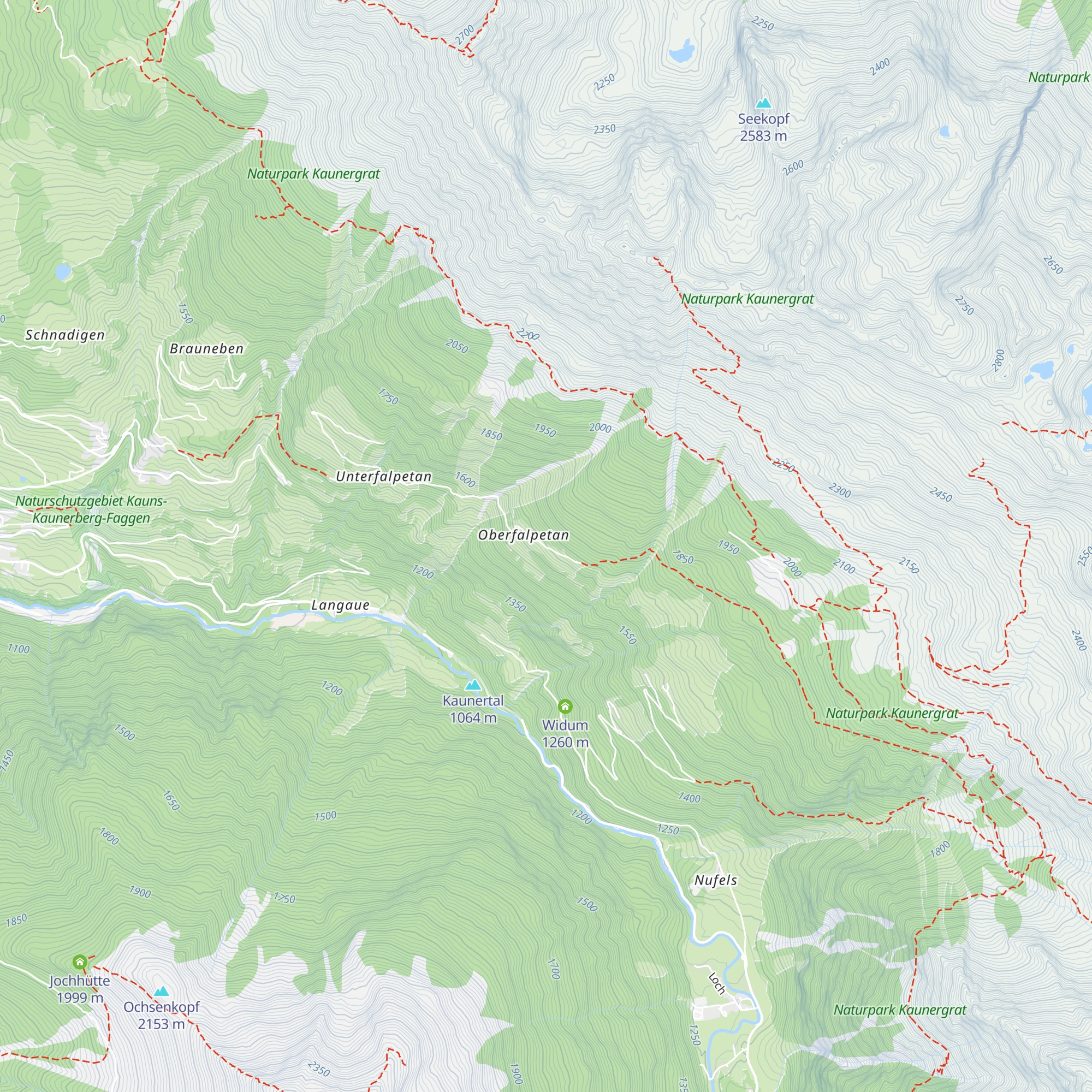 Franzens Feste map