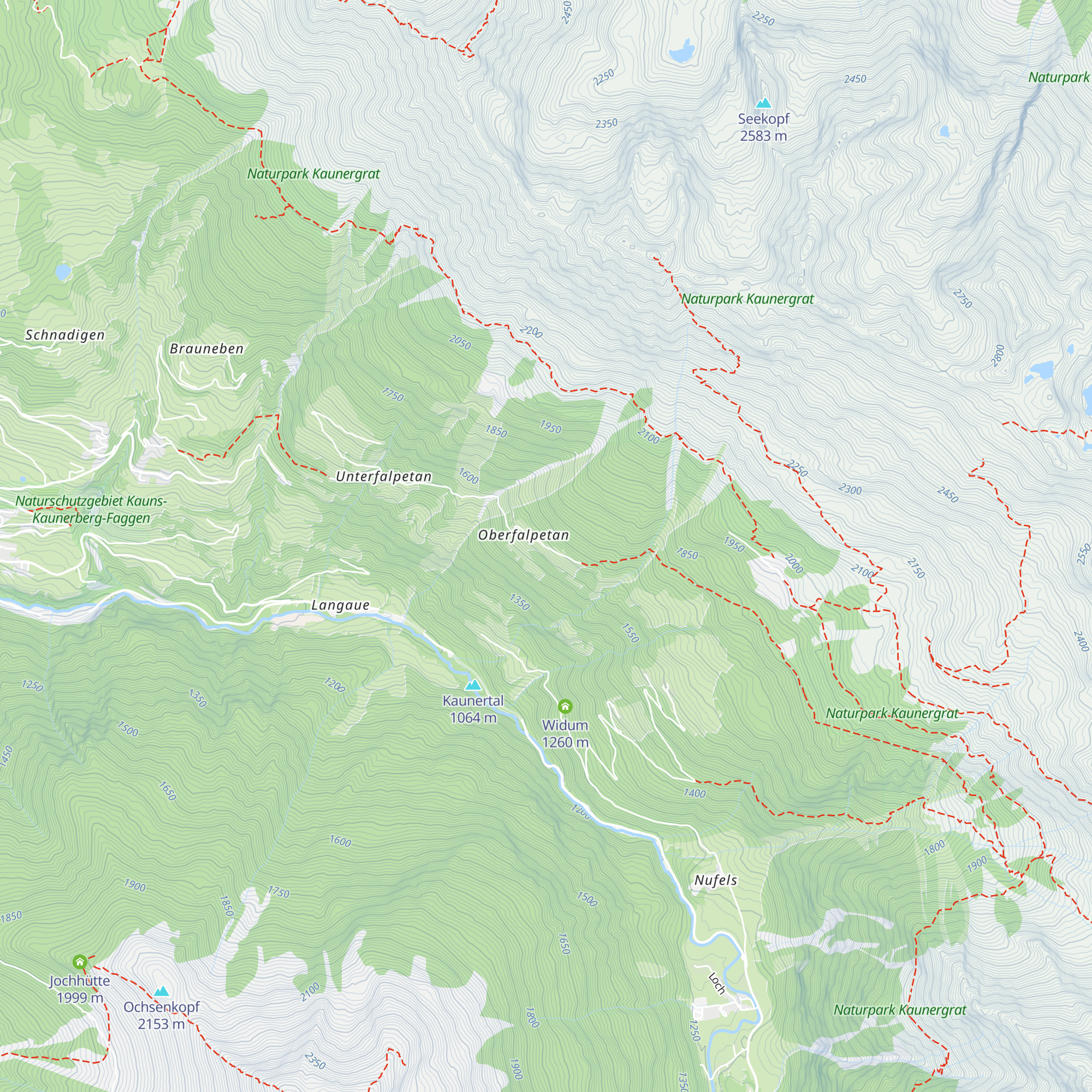 Franzens Feste map