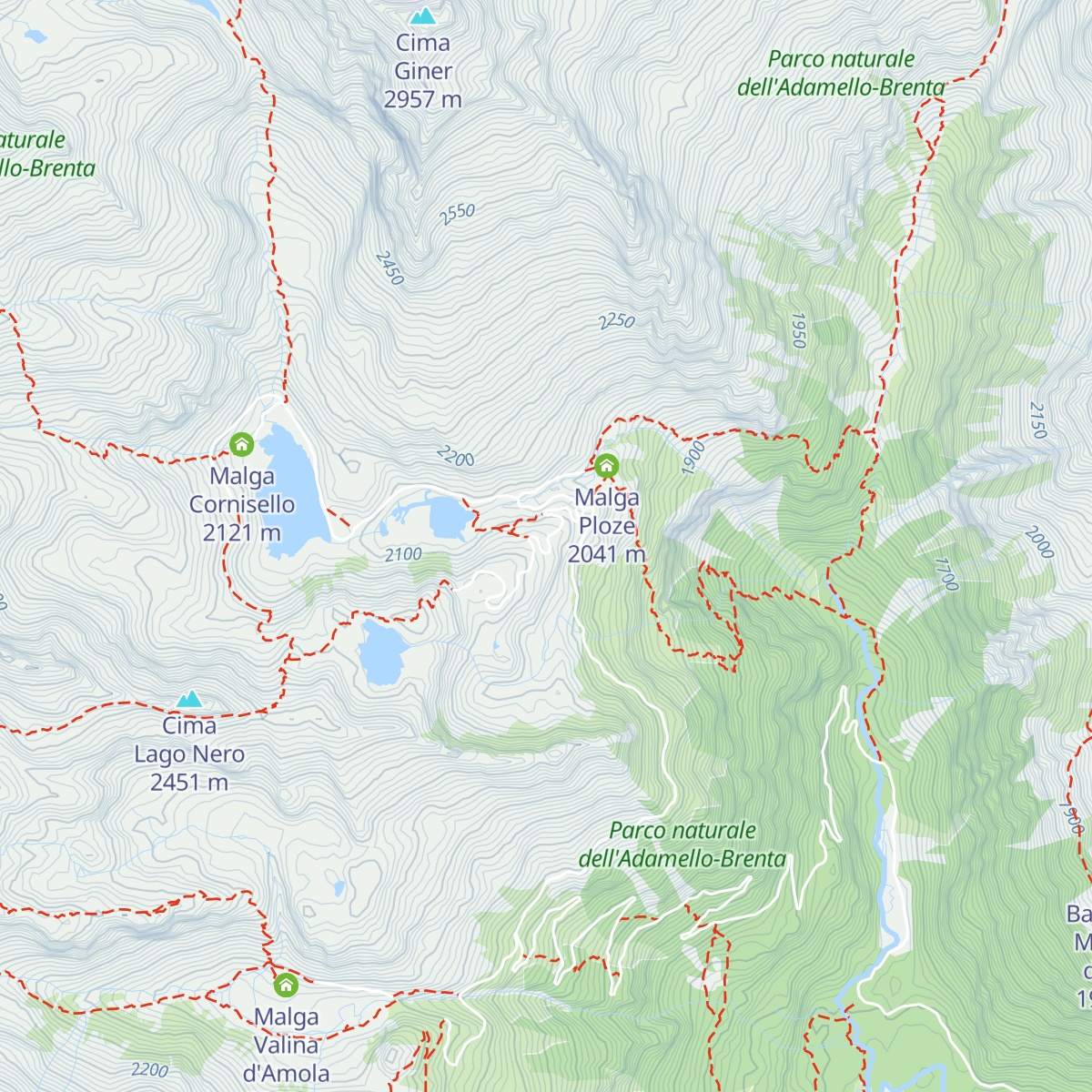 Rifugio Cornisello map
