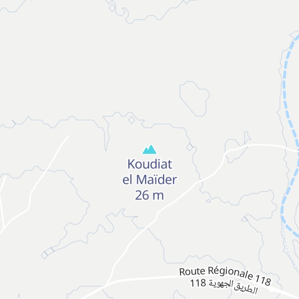 Map of Koudiat el Maïder