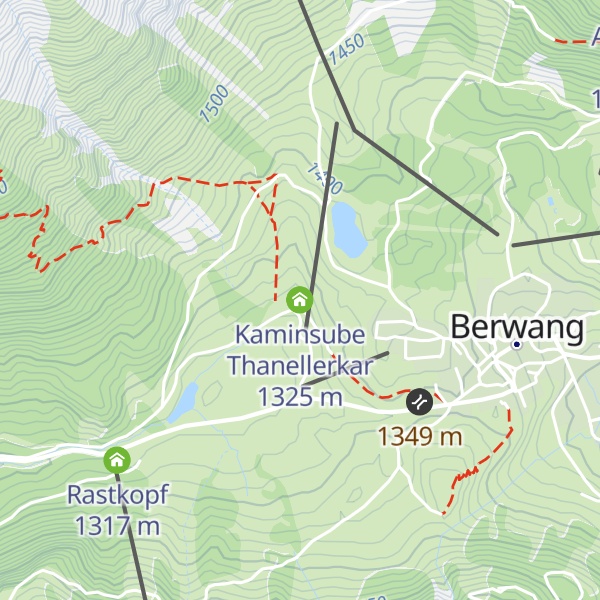 Map of Kaminsube Thanellerkar