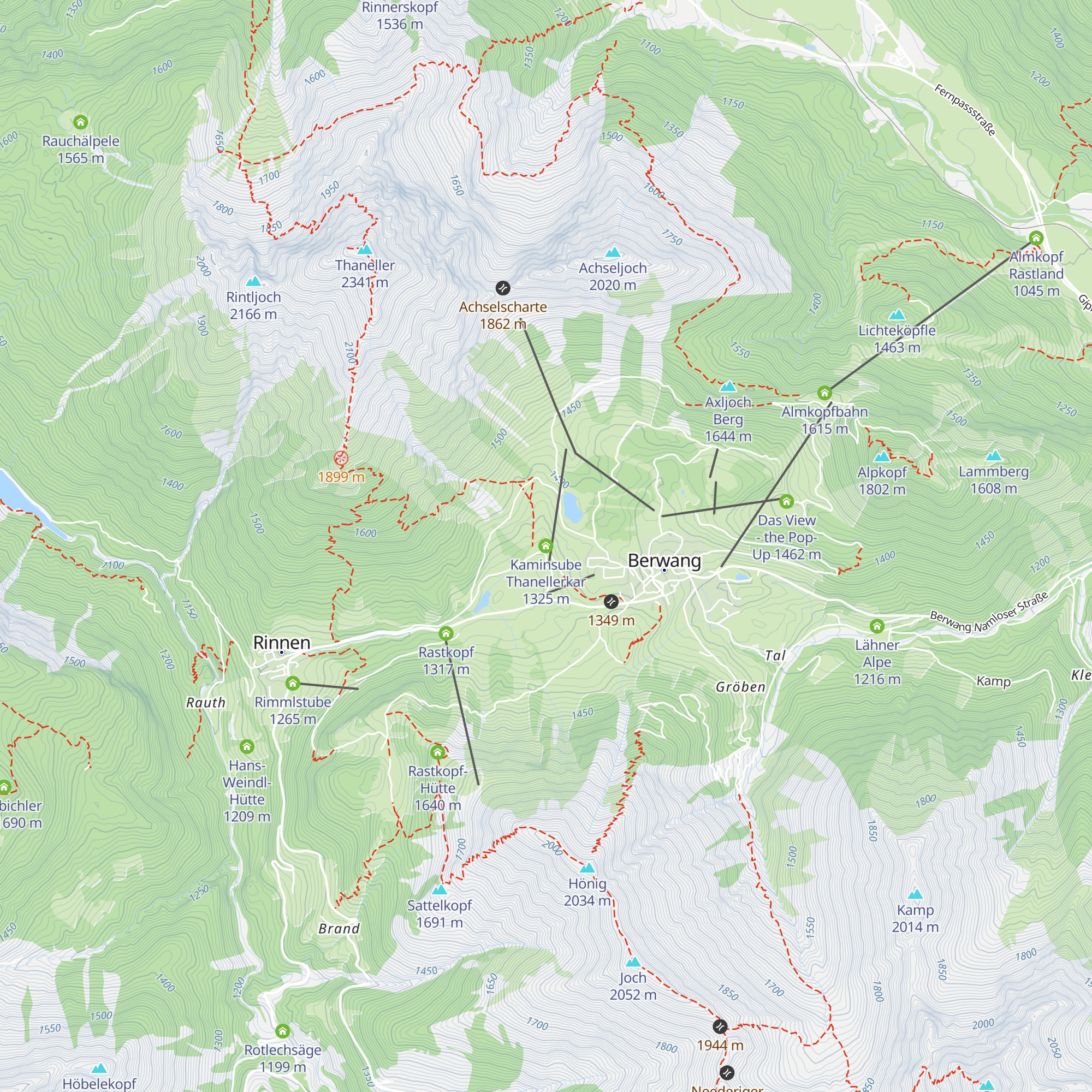 Kaminsube Thanellerkar map