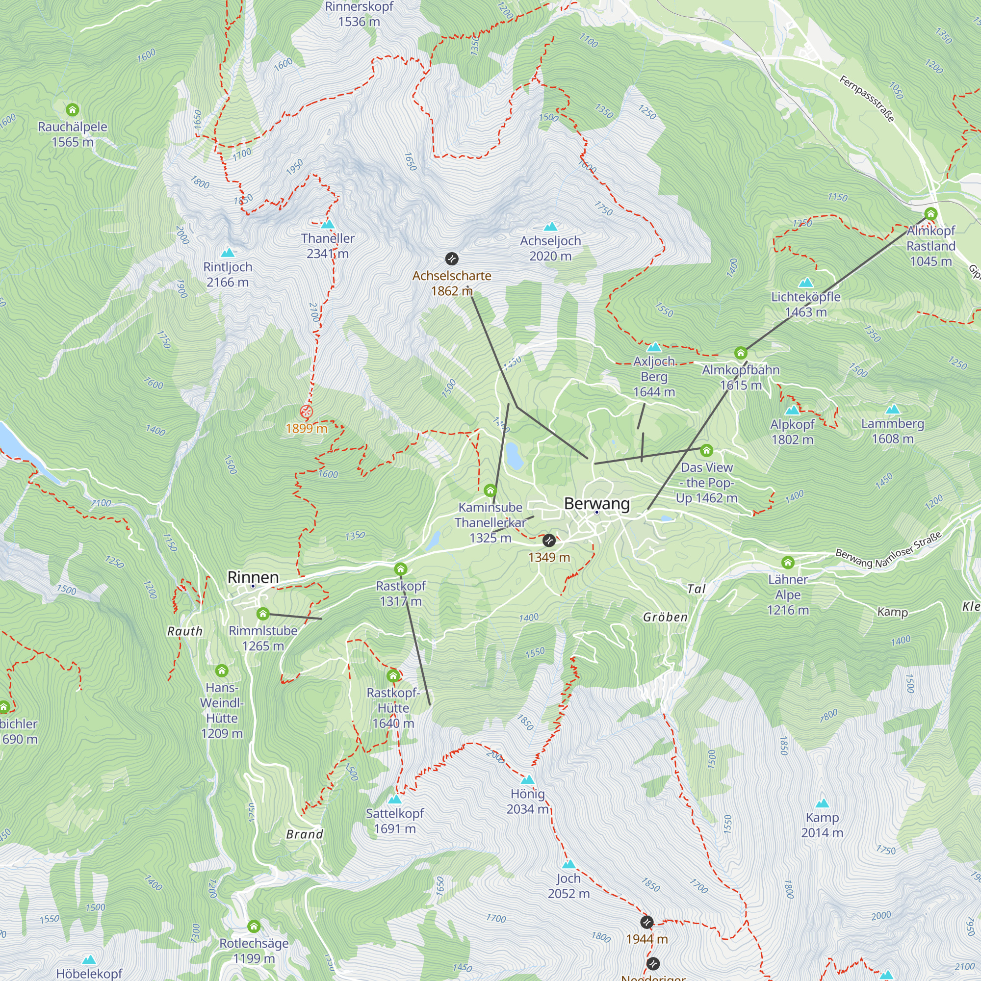 Kaminsube Thanellerkar map