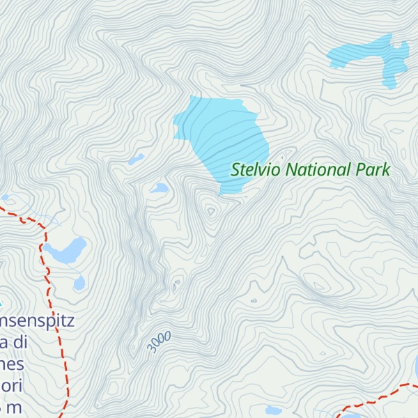 Map of Salentspitz - Cima di Saent