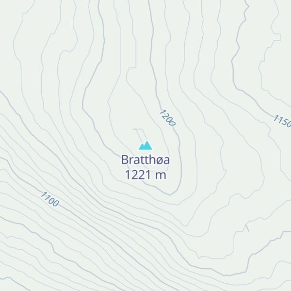 Map of Bratthøa
