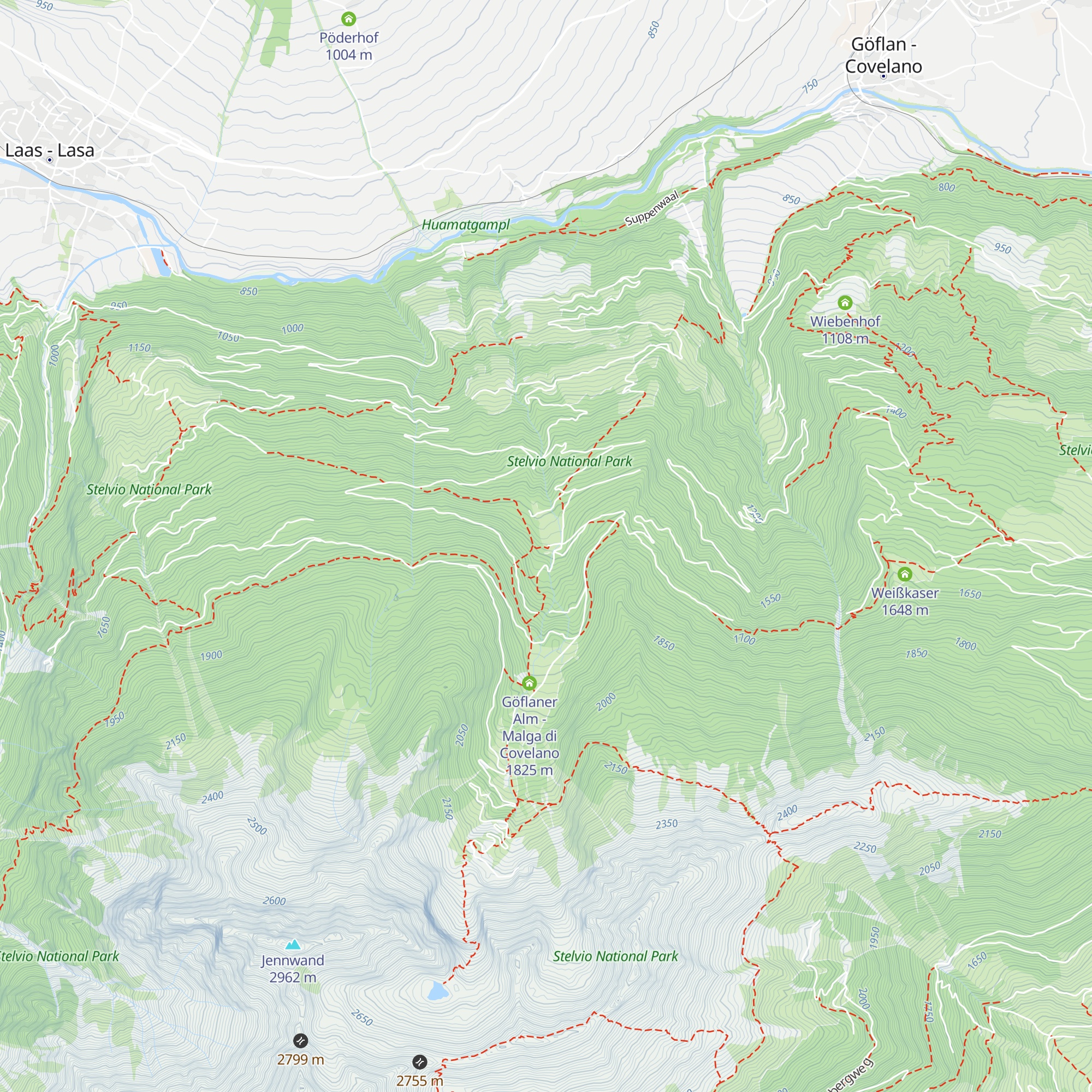 Kleinalm map