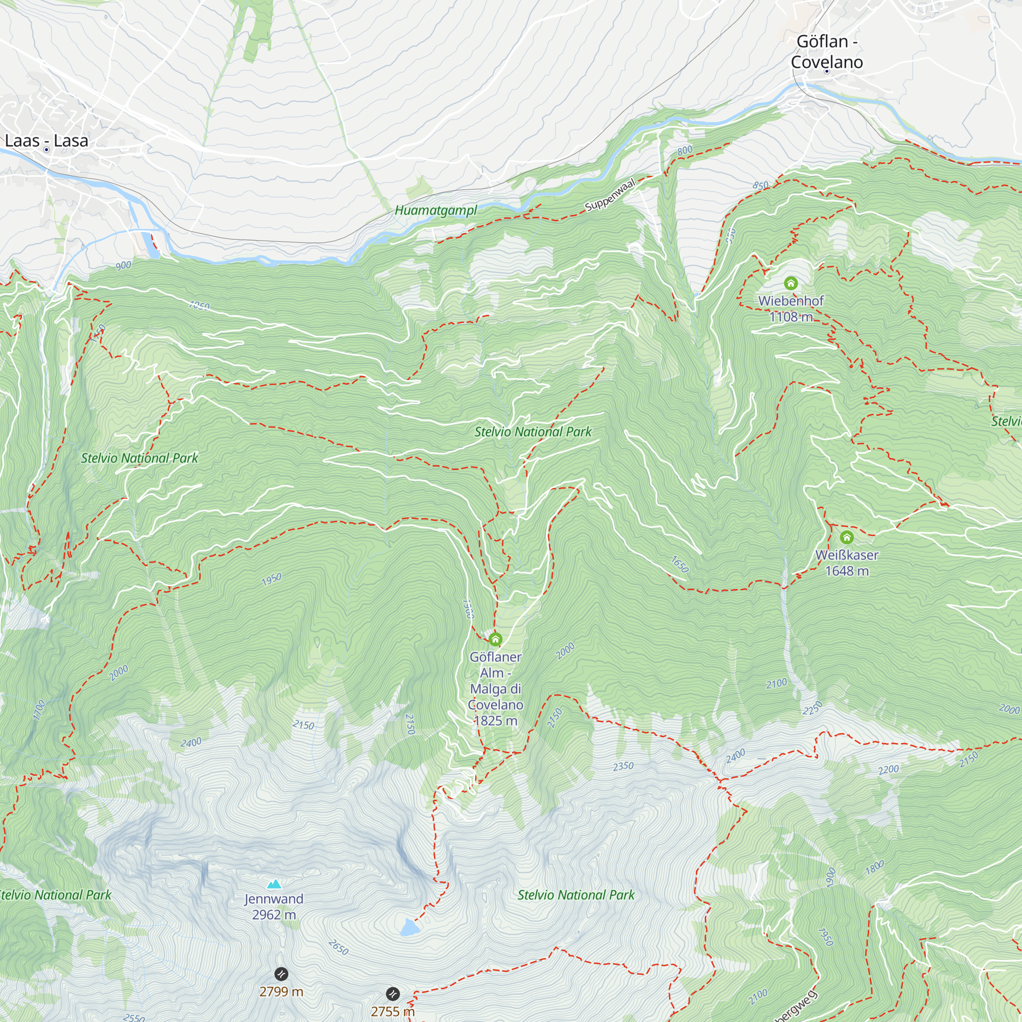 Kleinalm map