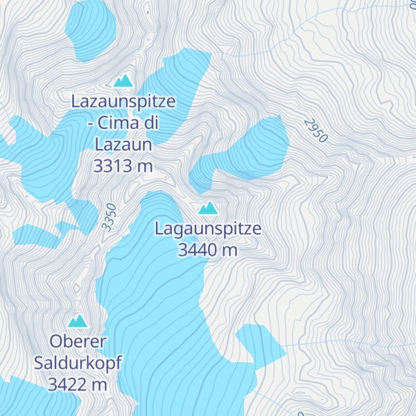 Map of Lagaunspitze