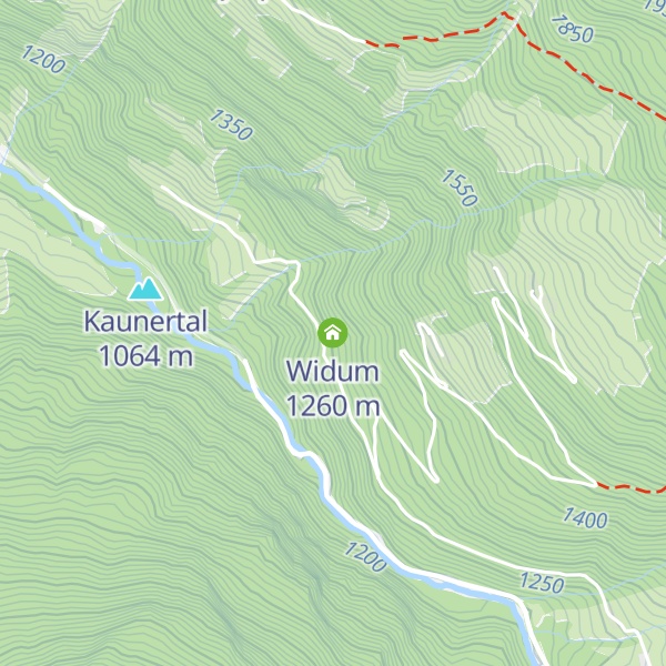 Map of Widum