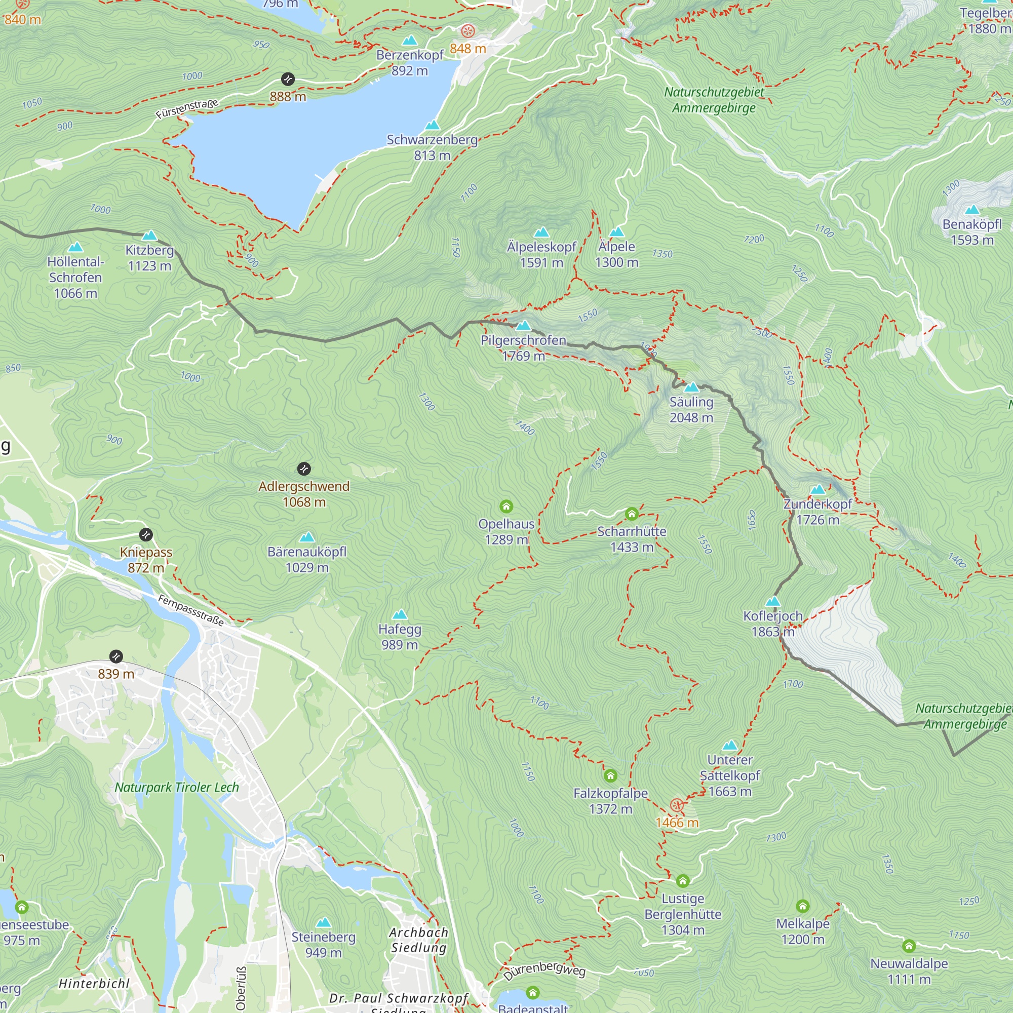 Opelhaus map