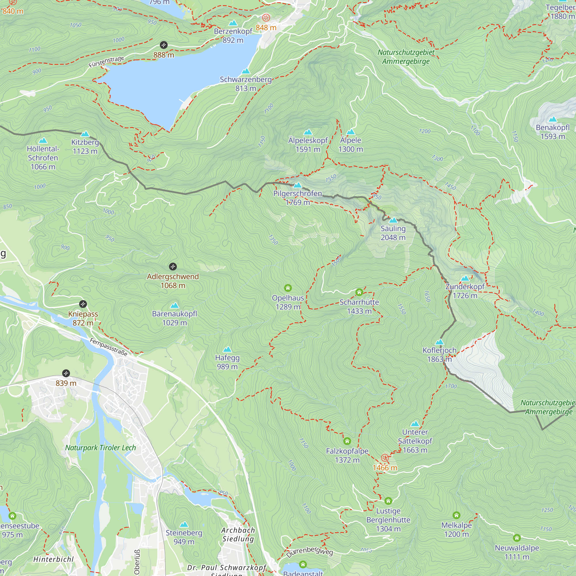 Opelhaus map