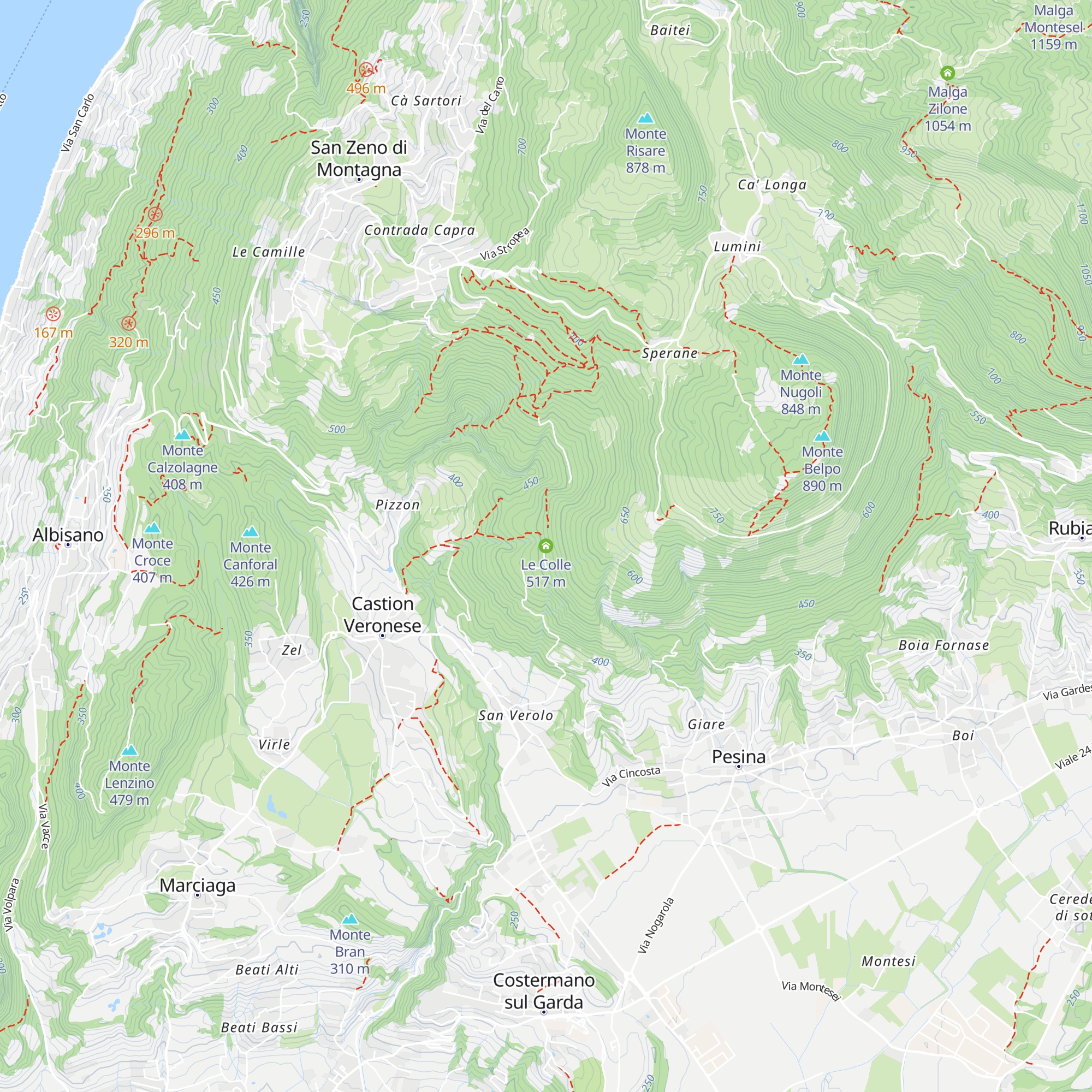 Le Colle map