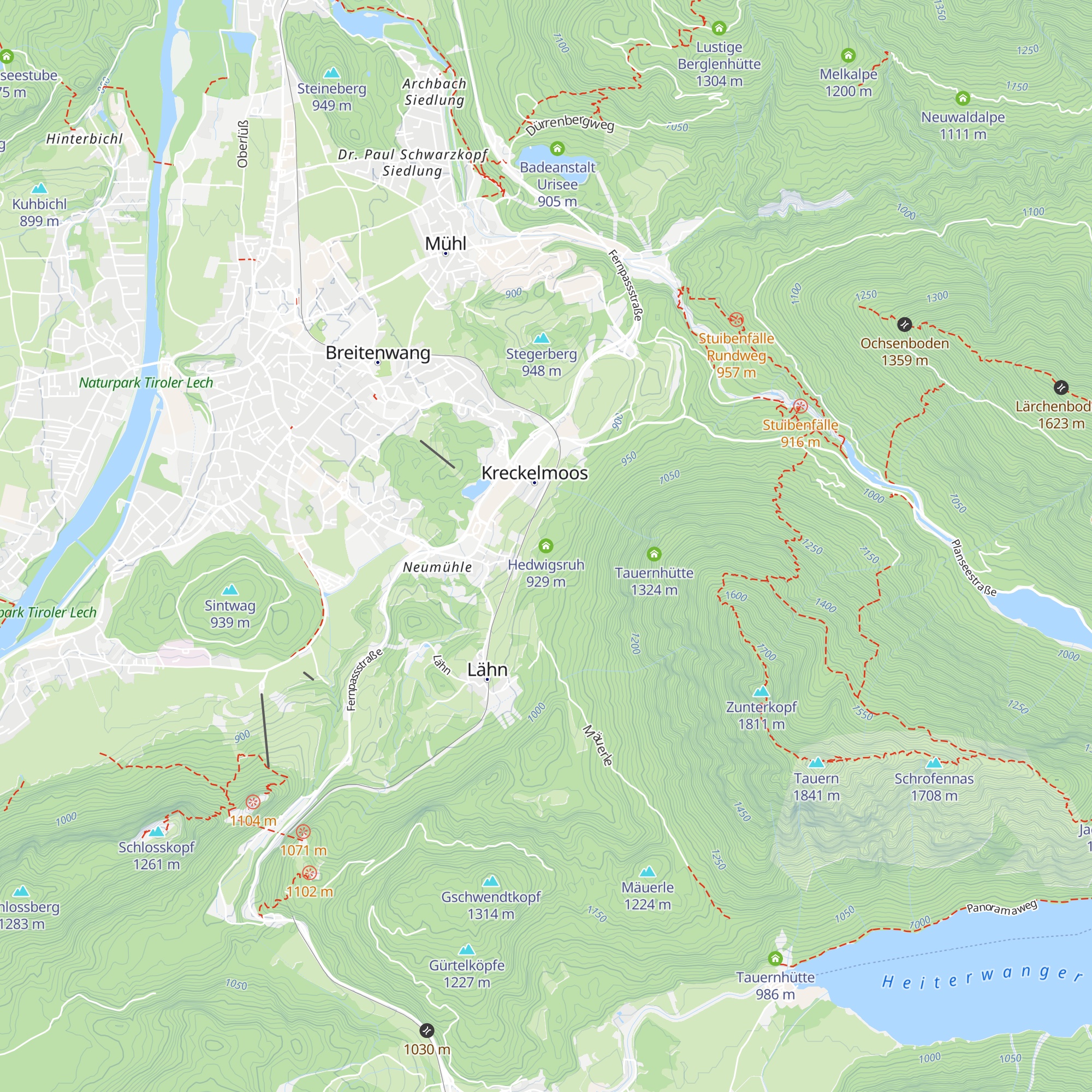 Hedwigsruh map