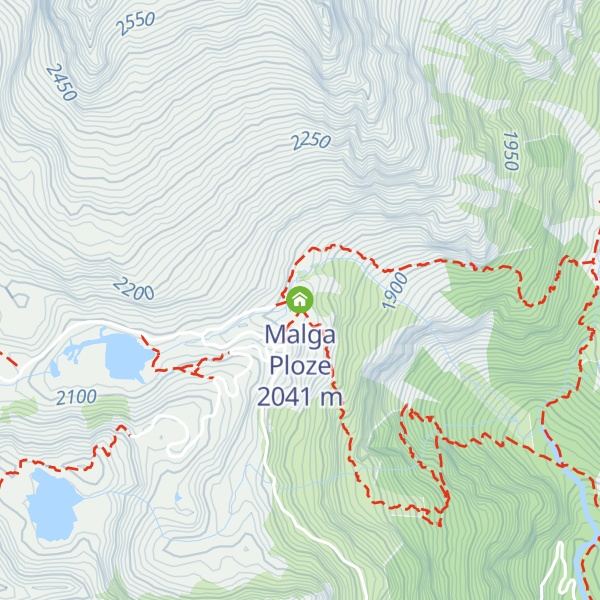Map of Malga Ploze