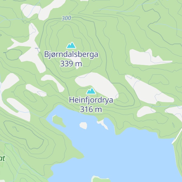 Map of Heinfjordrya