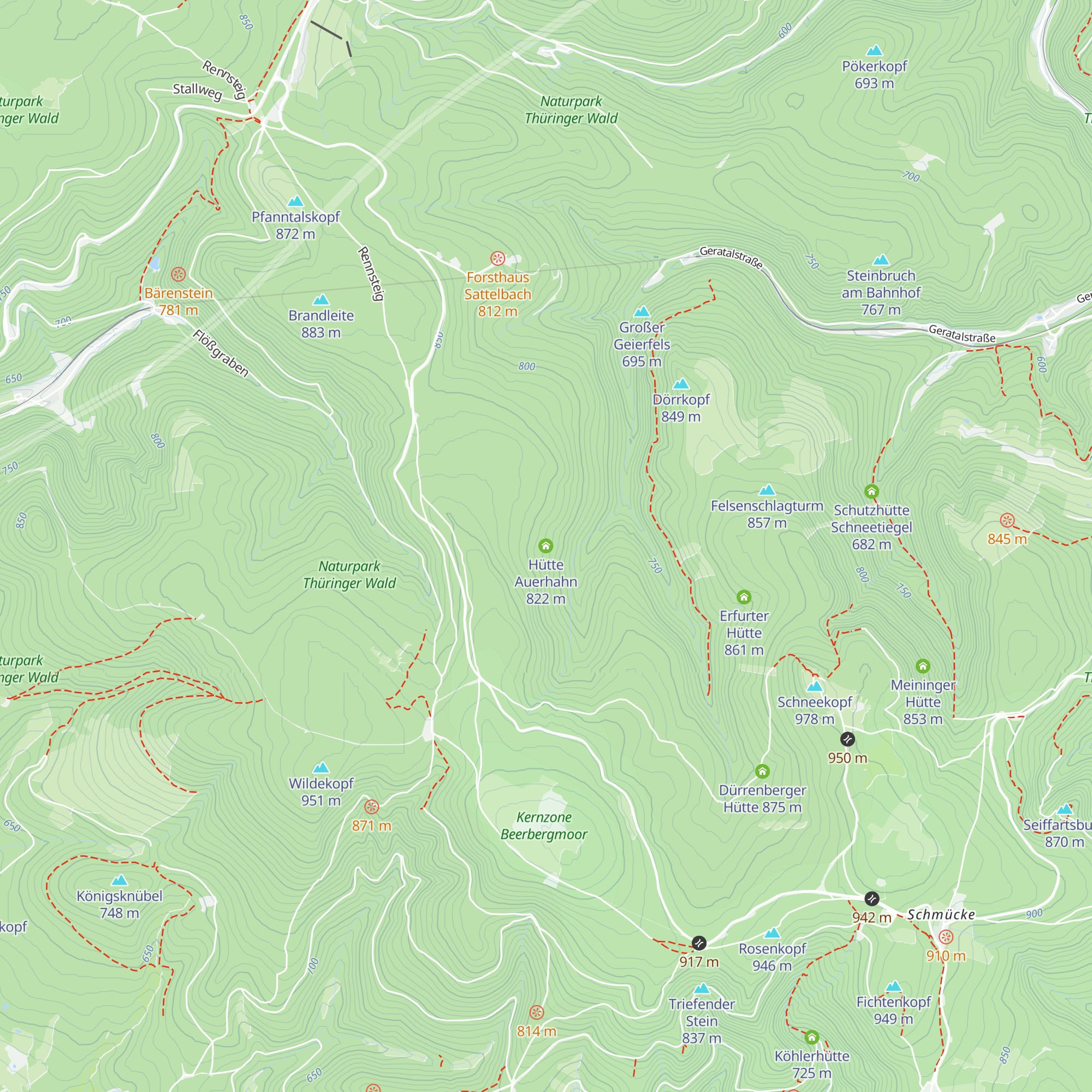 Hütte Auerhahn map